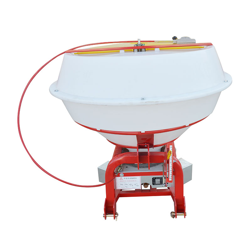 Disc polyethylene hopper fertilizer spreader