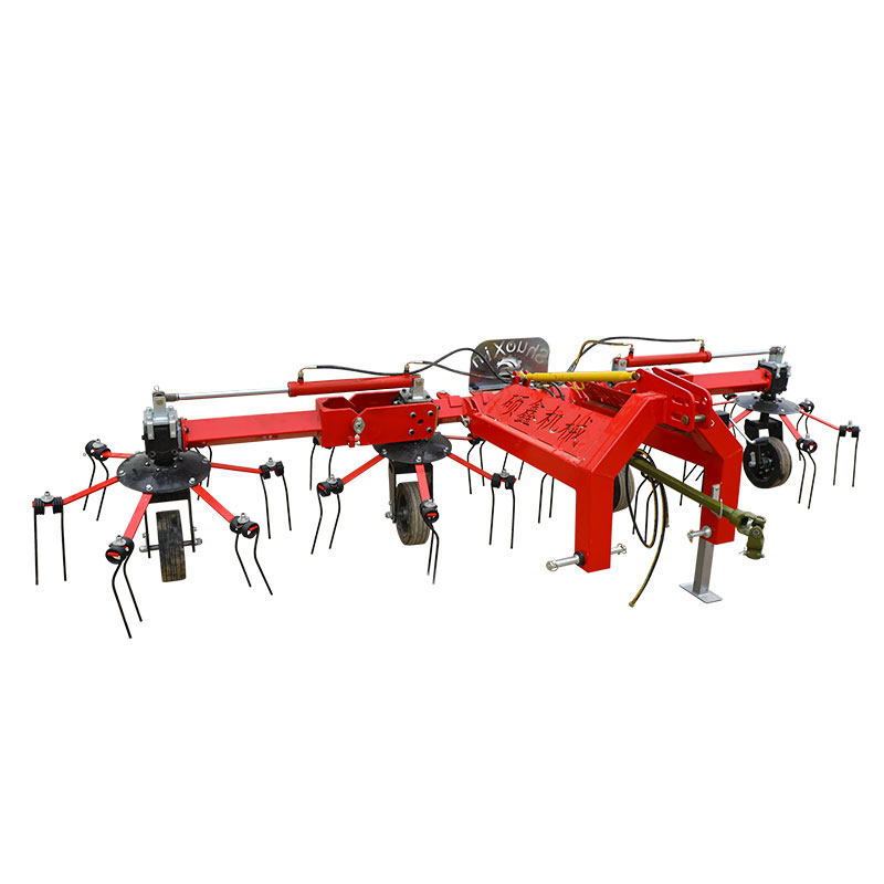 Towing hay rake rotary hay rotary rake