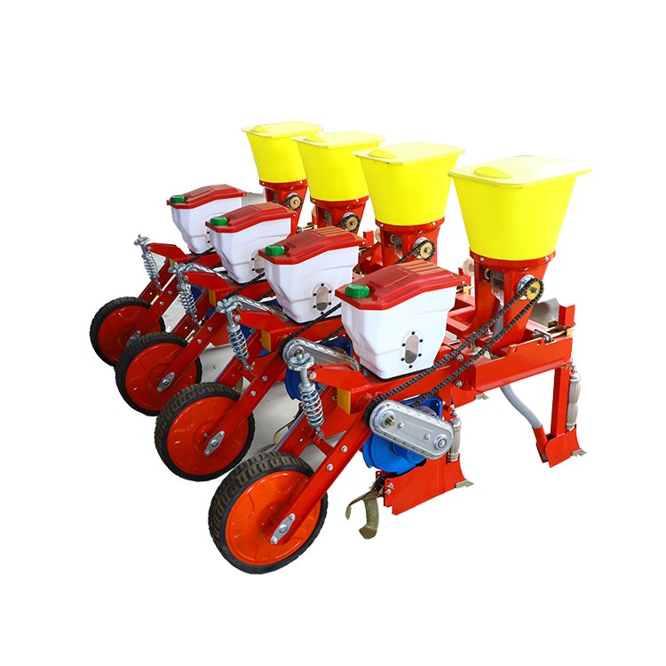 Tractor na naka -mount ng seeder ng mais