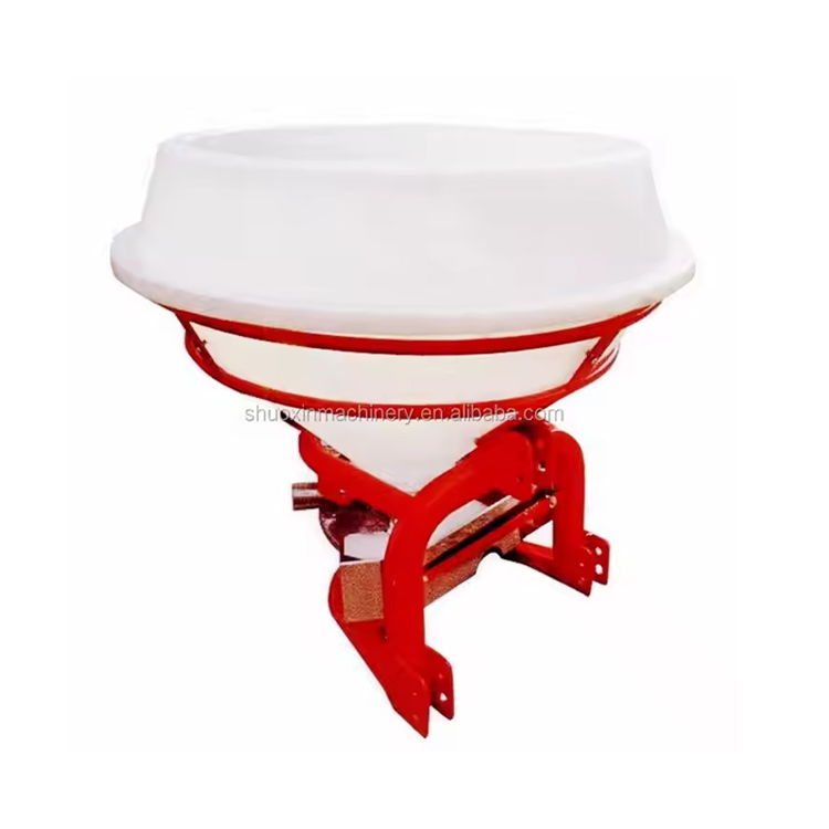 Tractor mount fertilizer spreader